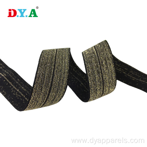 fold over elastic 20 mm metallic elastic band